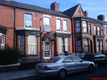 Student houses in Sefton Park, Liverpool, Langdale Road
